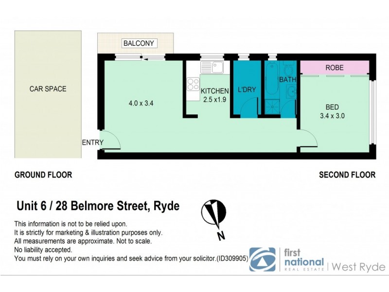 6/28 Belmore Street, Ryde NSW 2112 Floorplan