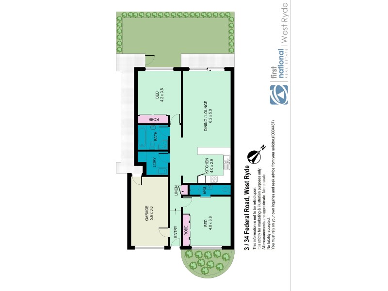 3/34 Federal Road,, West Ryde NSW 2114 Floorplan
