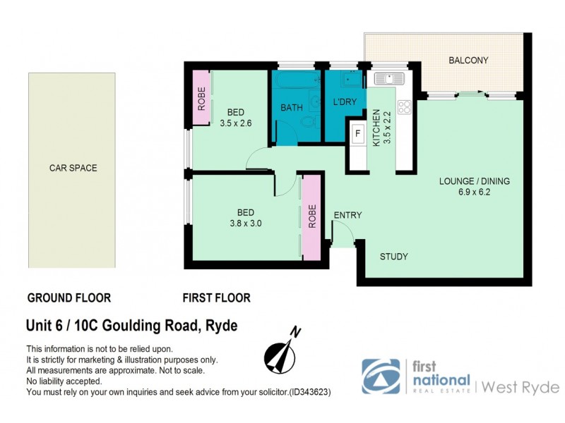 6/10C Goulding Road, Ryde NSW 2112 Floorplan