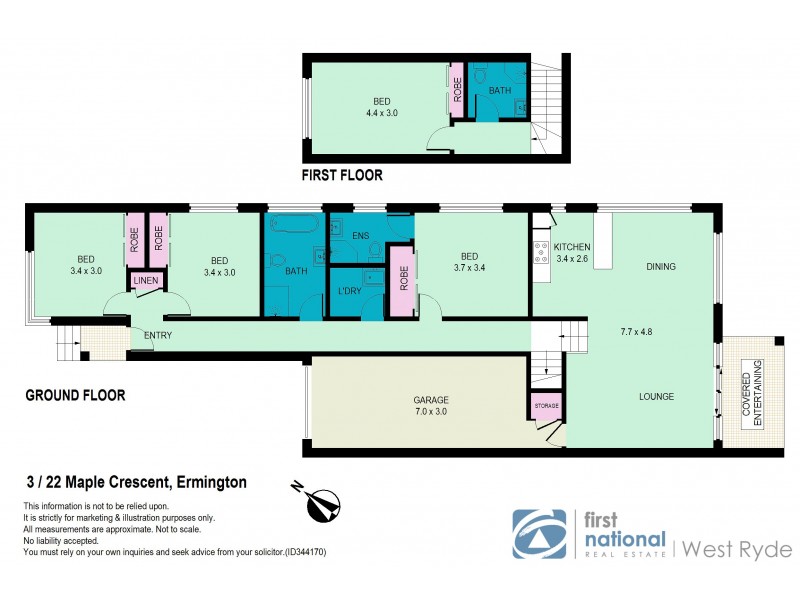 22A Maple Crescent, Ermington NSW 2115 Floorplan