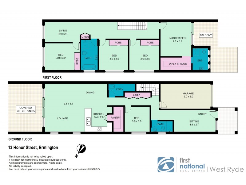 13 Honor Street, Ermington NSW 2115 Floorplan
