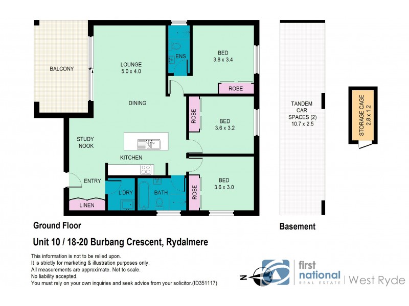 10/18-20 Burbang Crescent, Rydalmere NSW 2116 Floorplan