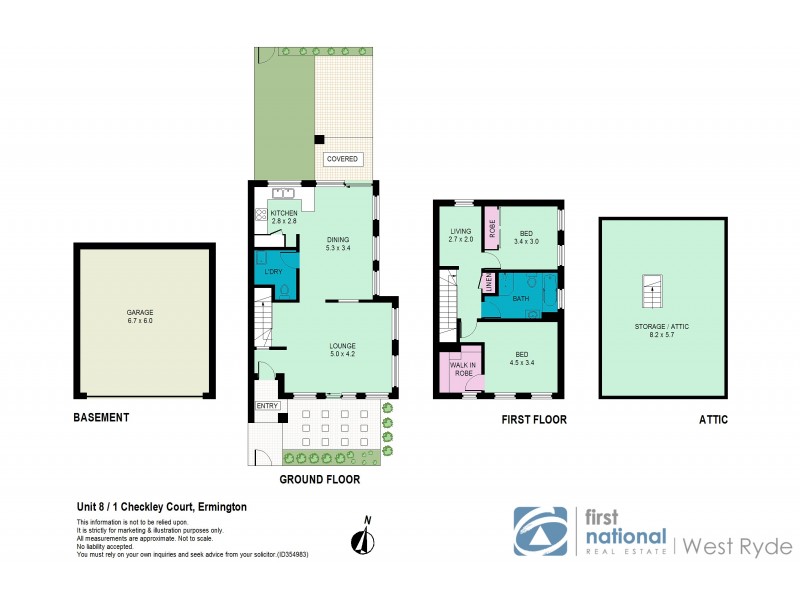 8/1 Checkley Court, Ermington NSW 2115 Floorplan