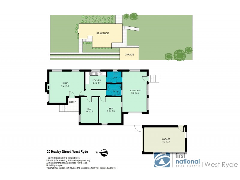 20 Huxley Street, West Ryde NSW 2114 Floorplan