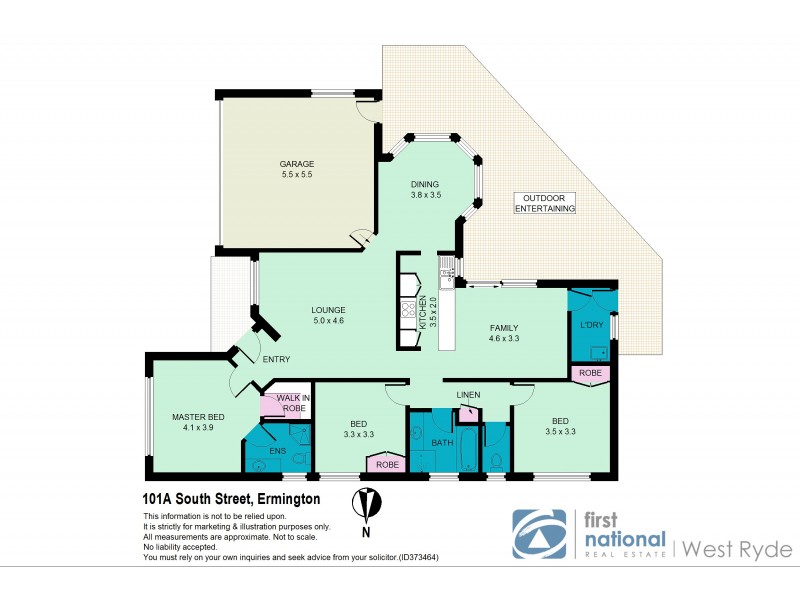101A South Street, Ermington NSW 2115 Floorplan