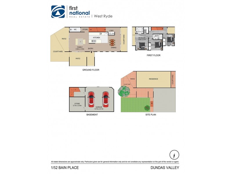 1/52 Bain Place, Dundas Valley NSW 2117 Floorplan