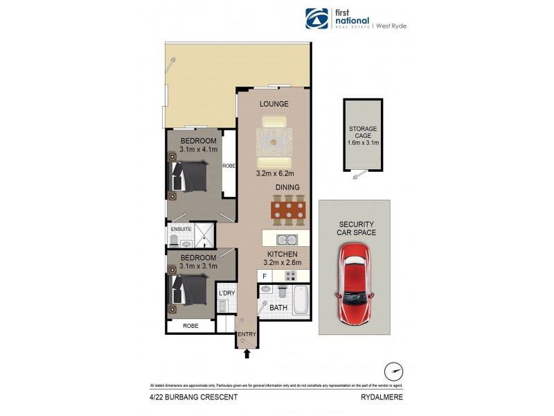 4/22 Burbang Crescent, Rydalmere NSW 2116 Floorplan
