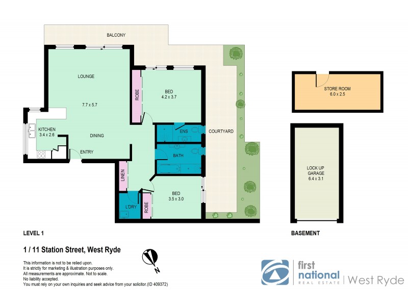 1/11 Station Street, West Ryde NSW 2114 Floorplan