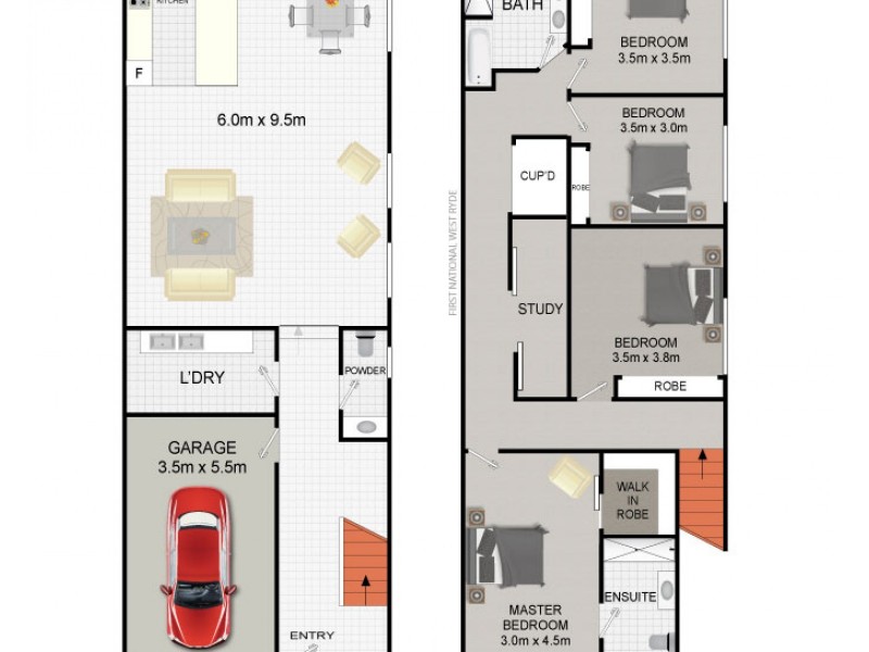 Lot 1/18 Yates Avenue, Dundas Valley NSW 2117 Floorplan