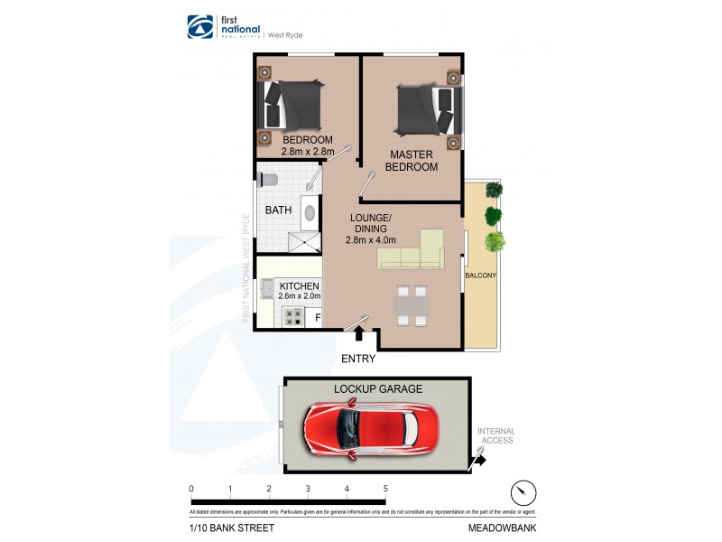 1/10 Bank Street, Meadowbank NSW 2114 Floorplan