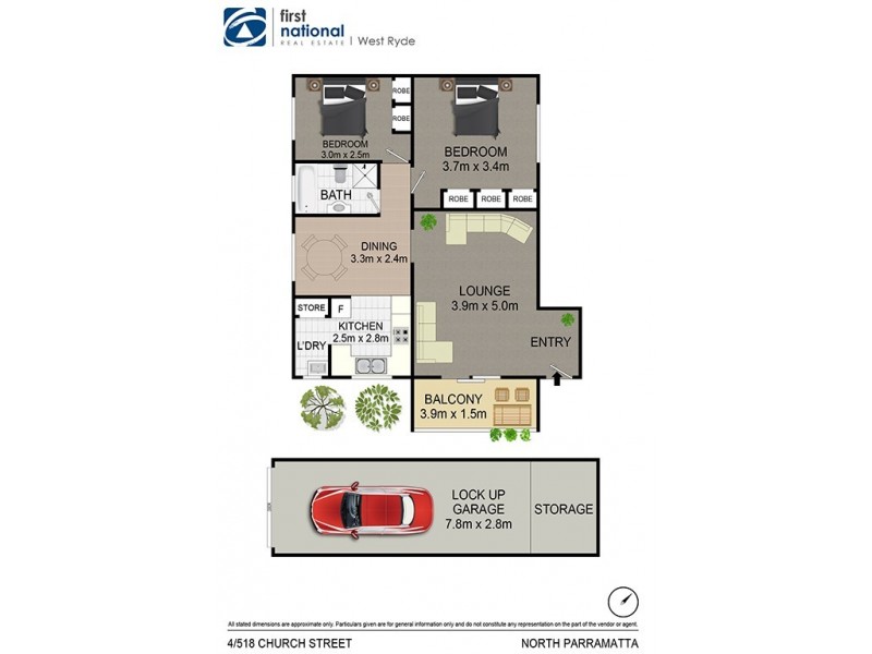 4/518 Church Street, North Parramatta NSW 2151 Floorplan