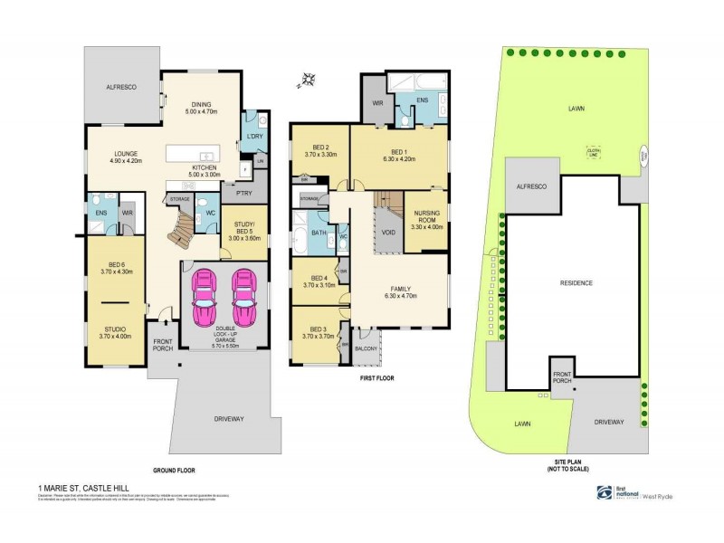 1 Marie Street, Castle Hill NSW 2154 Floorplan