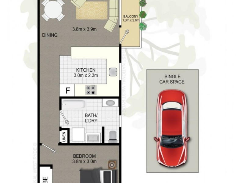 11/50 Meadow Crescent, Meadowbank NSW 2114 Floorplan