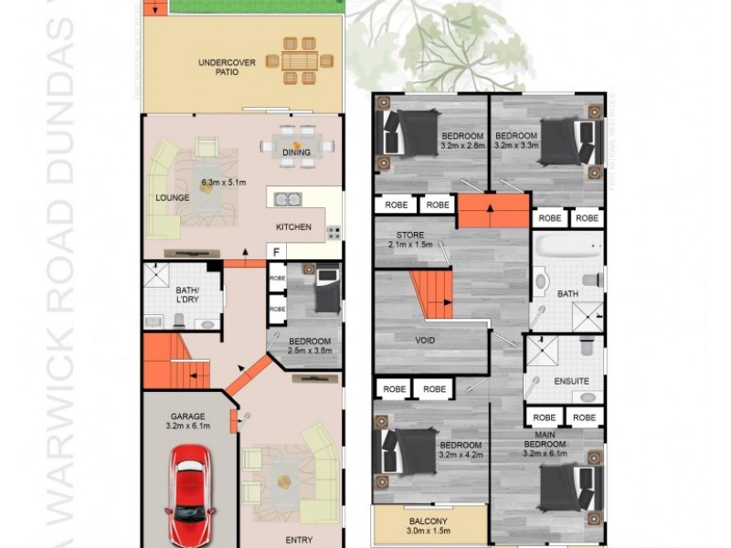 53A Warwick Road, Dundas Valley NSW 2117 Floorplan