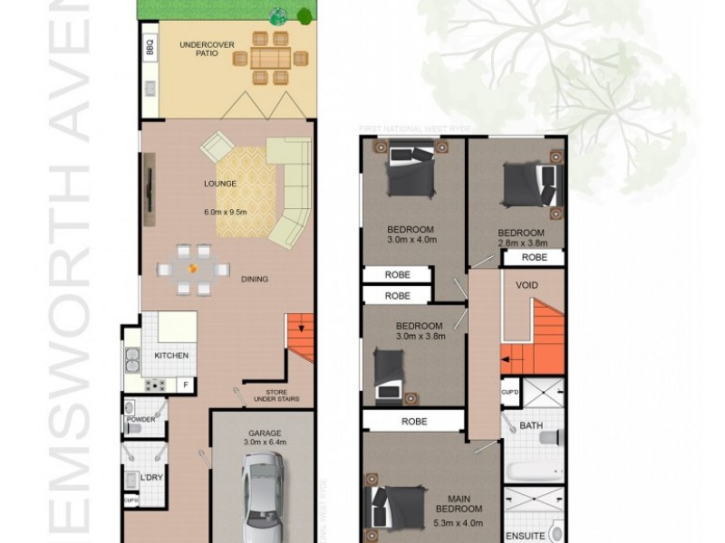 8 Hemsworth Avenue, Northmead NSW 2152 Floorplan