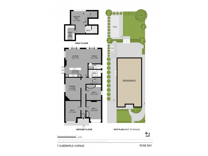 7 Albemarle Avenue, Rose Bay NSW 2029 Floorplan