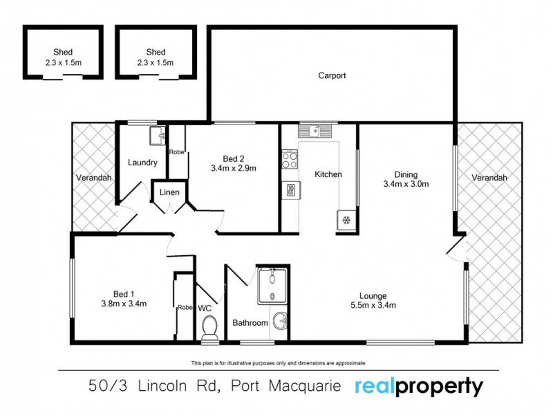 50/3 Lincoln Road, Port Macquarie NSW 2444 Floorplan