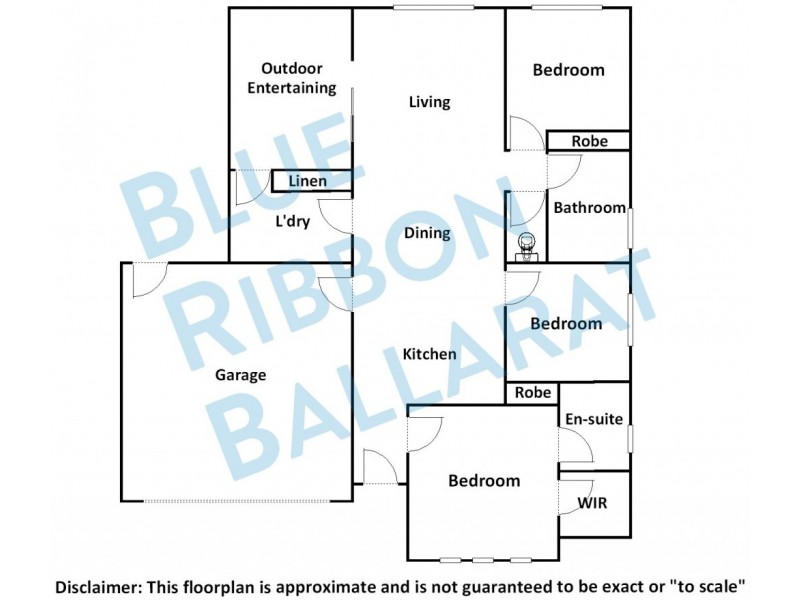 1/219 Finch Street, Ballarat VIC 3350 Floorplan