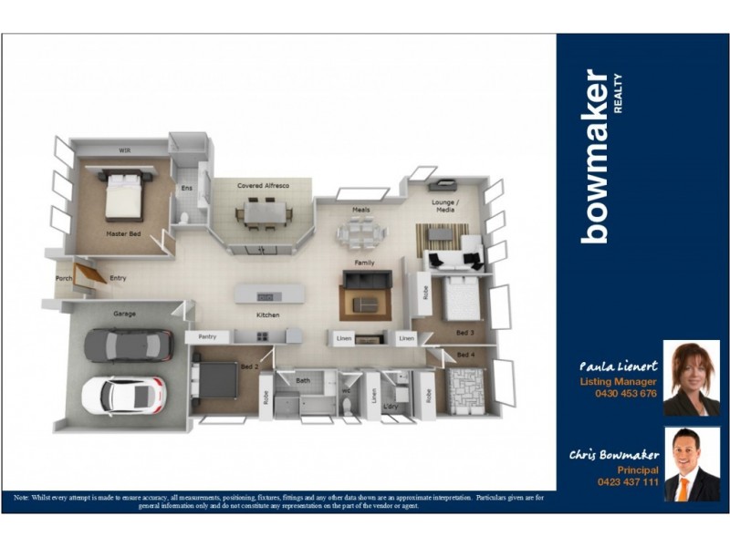 4 Whitfield Cres, North Lakes QLD 4509 Floorplan