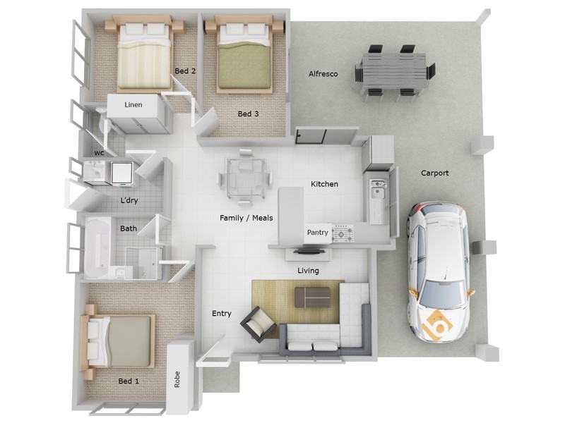 60 Orchid Avenue, Kallangur QLD 4503 Floorplan