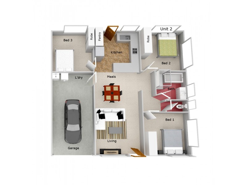 2/4 Manley Street, Caboolture QLD 4510 Floorplan