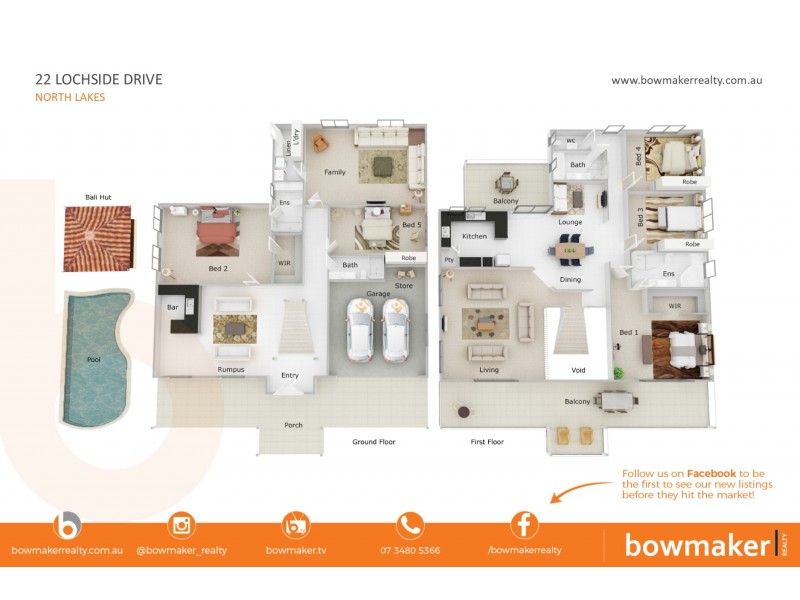 22 Lochside Drive, North Lakes QLD 4509 Floorplan