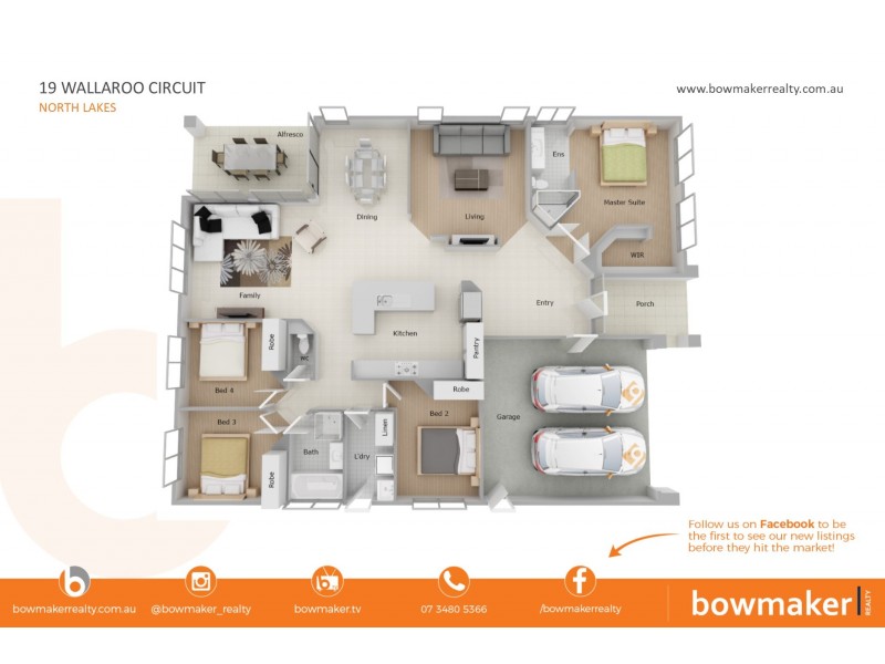 19 Wallaroo Cct, North Lakes QLD 4509 Floorplan