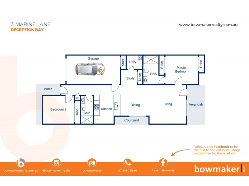 3 Marine Lane, Deception Bay QLD 4508 Floorplan