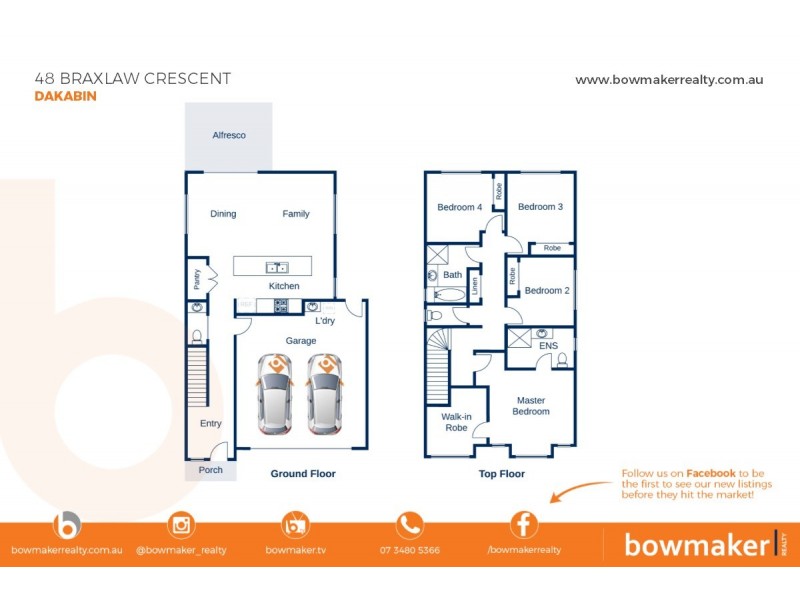 48 Braxlaw Crescent, Dakabin QLD 4503 Floorplan