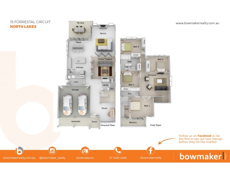 15 Forrestal Circuit, North Lakes QLD 4509 Floorplan