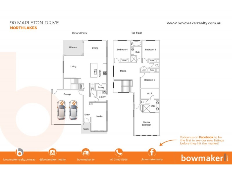 90 Mapleton Drive, North Lakes QLD 4509 Floorplan