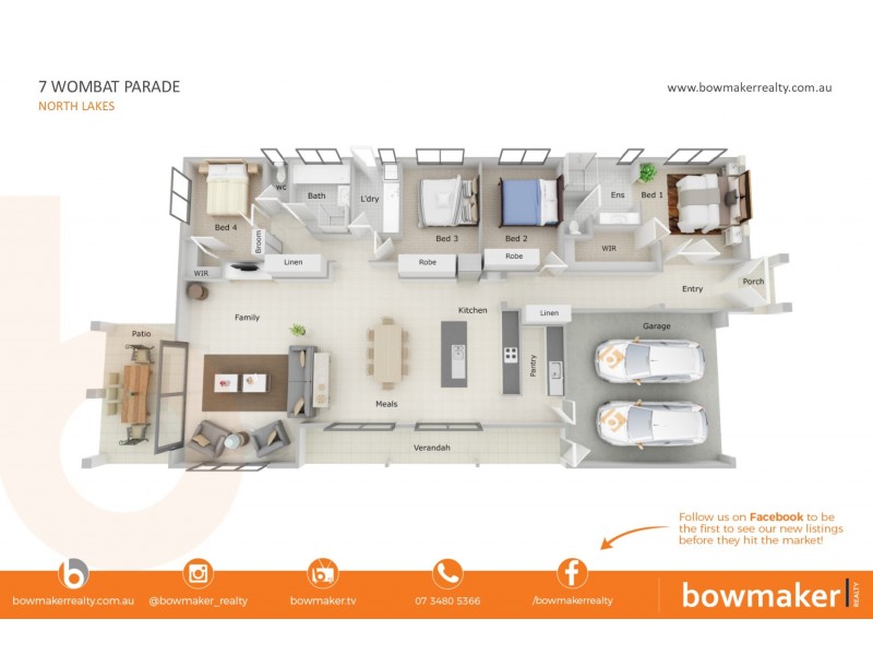 7 Wombat Parade, North Lakes QLD 4509 Floorplan