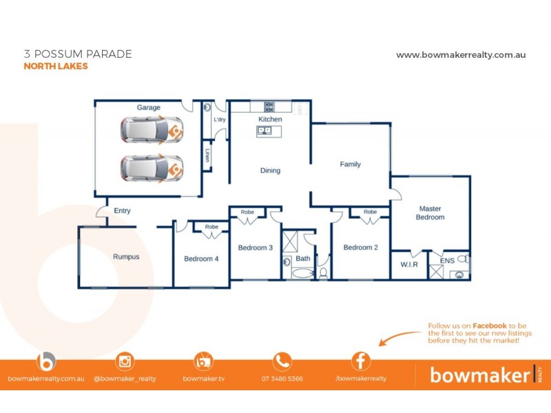 3 Possum Parade, North Lakes QLD 4509 Floorplan
