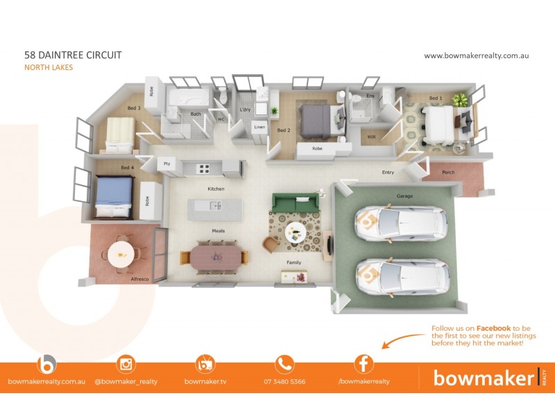58 Daintree Circuit, North Lakes QLD 4509 Floorplan