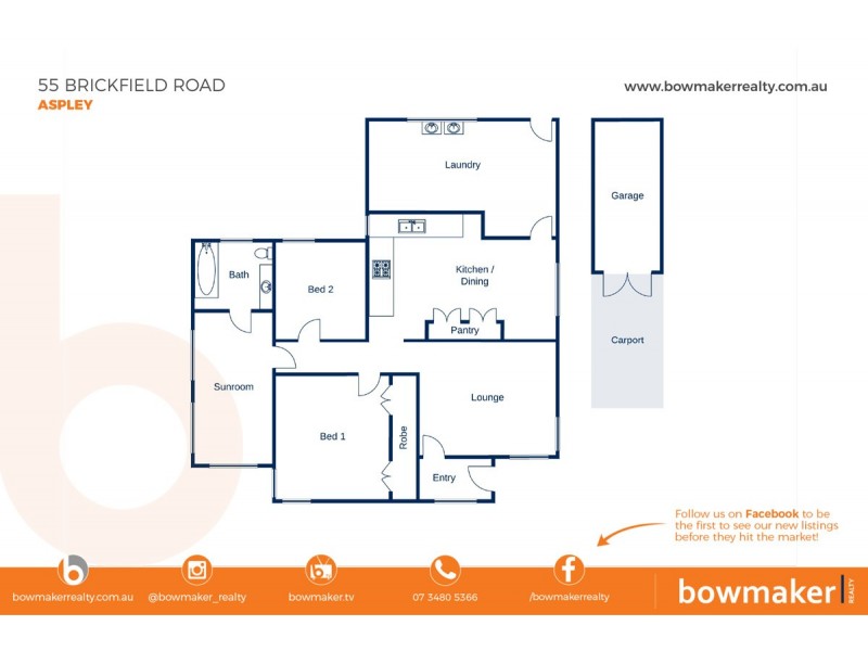 55 Brickfield Road, Aspley QLD 4034 Floorplan