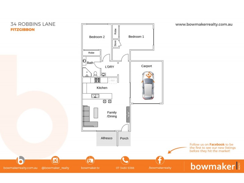 34 Robbins Lane, Fitzgibbon QLD 4018 Floorplan