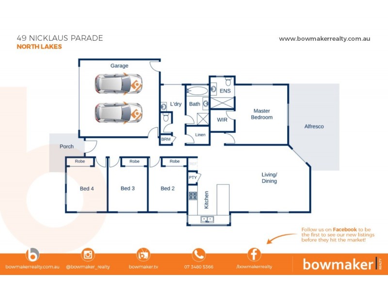 49 Nicklaus Parade, North Lakes QLD 4509 Floorplan