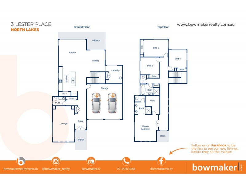 3 Lester Place, North Lakes QLD 4509 Floorplan