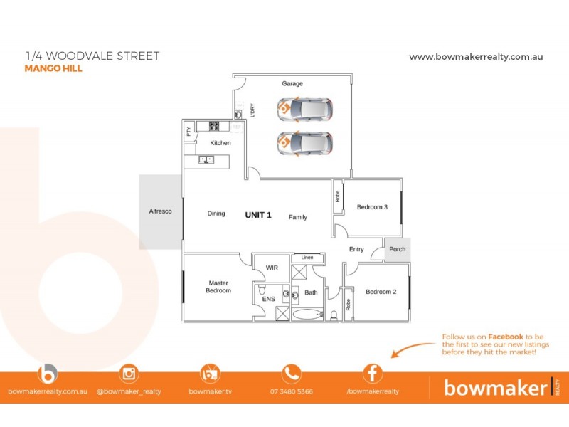 1/4 Woodvale Street, Mango Hill QLD 4509 Floorplan