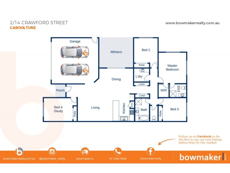 2/14 Crawford Street, Caboolture QLD 4510 Floorplan