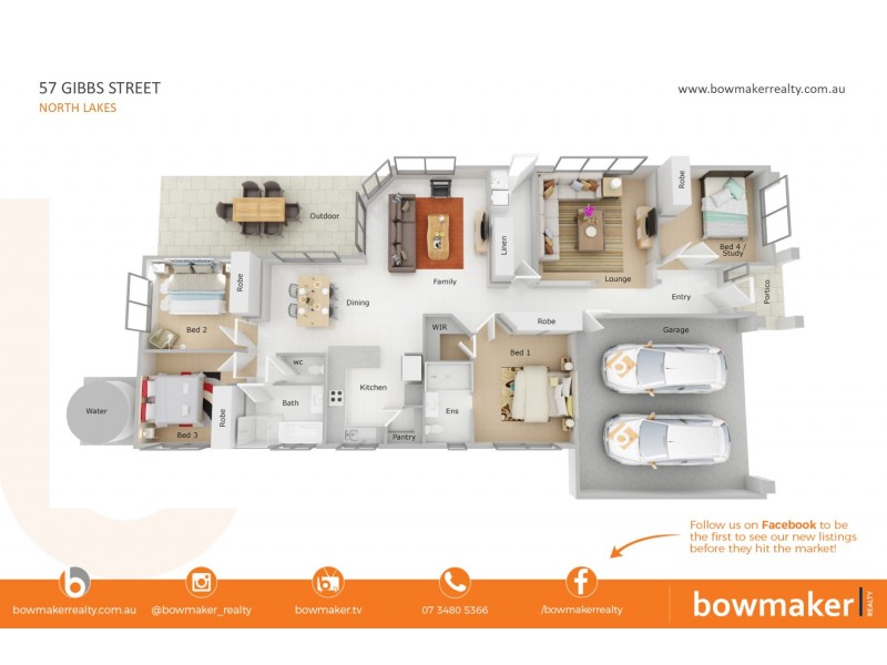 57 Gibbs Street, North Lakes QLD 4509 Floorplan