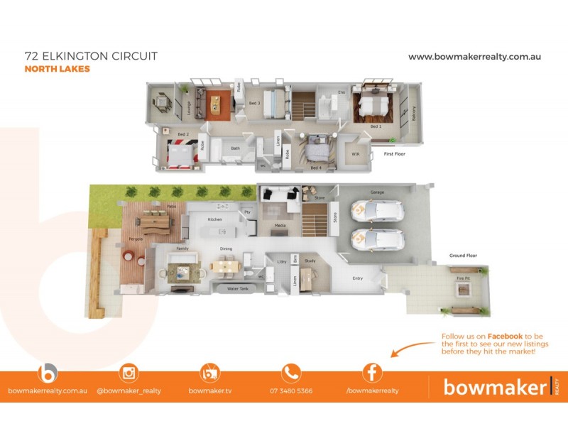 72 Elkington Circuit, North Lakes QLD 4509 Floorplan