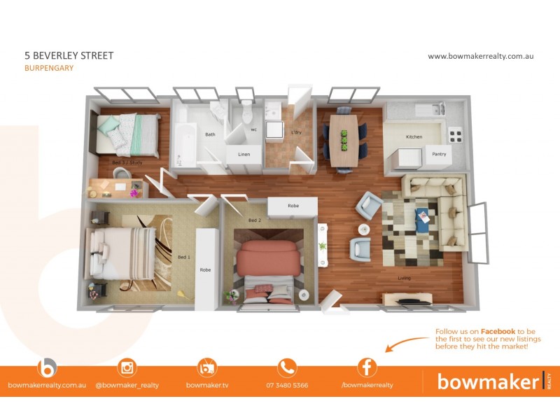 5 Beverley Street, Burpengary QLD 4505 Floorplan