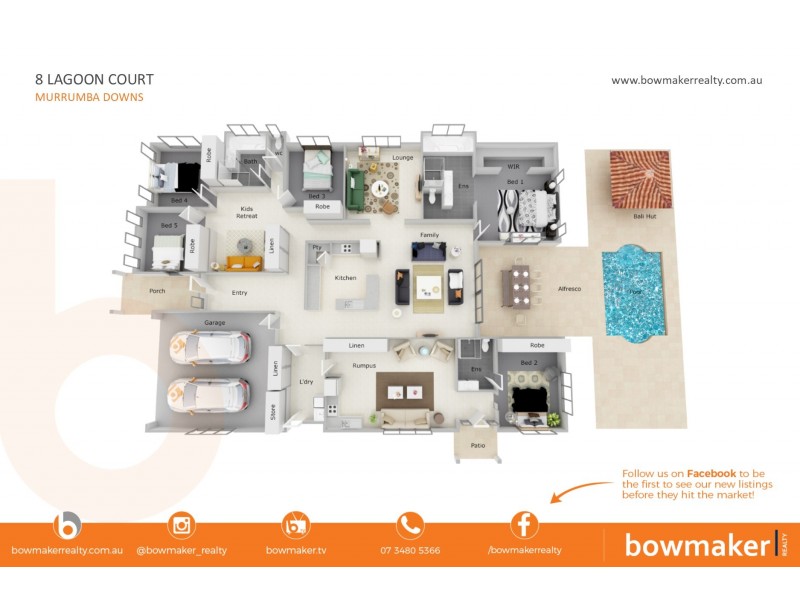 8 Lagoon Court, Murrumba Downs QLD 4503 Floorplan