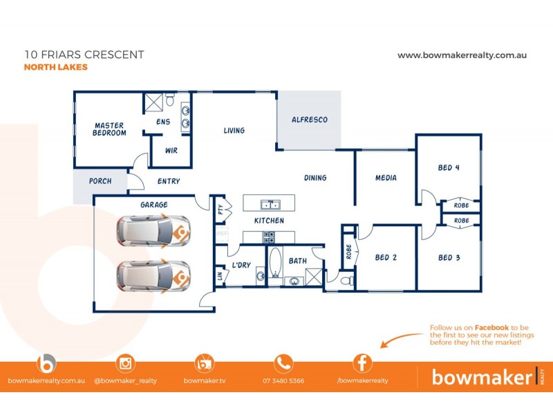 10 Friars Crescent, North Lakes QLD 4509 Floorplan