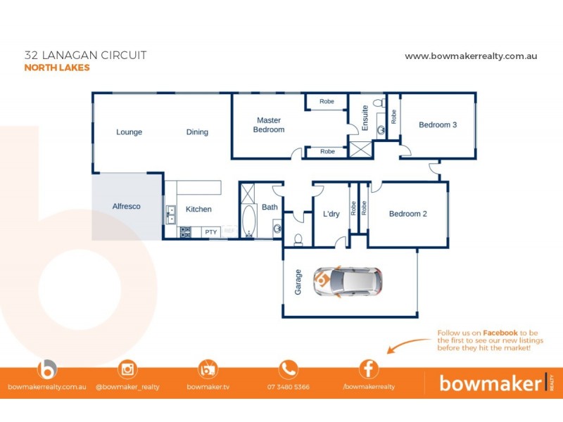 32 Lanagan Circuit, North Lakes QLD 4509 Floorplan