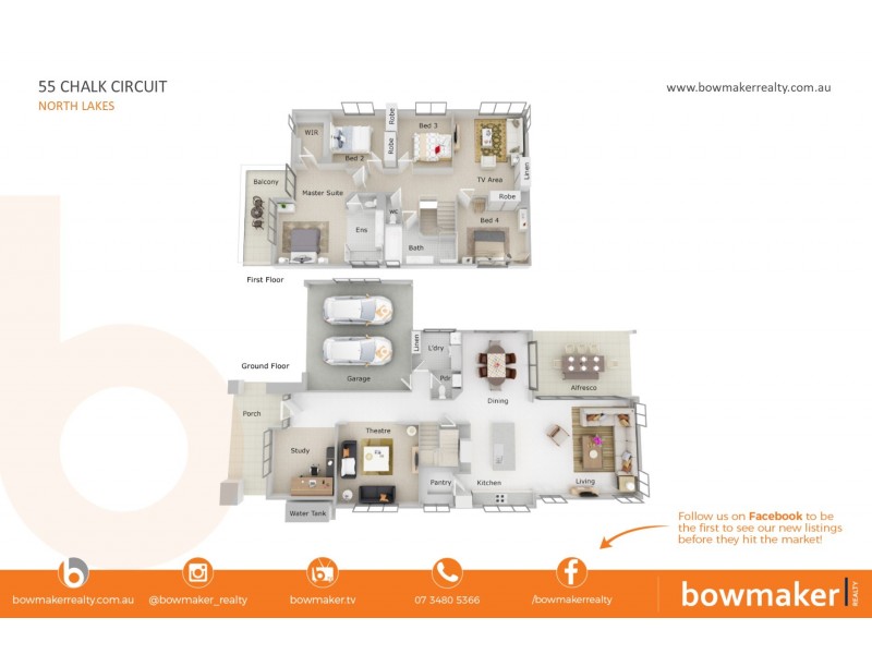 55 Chalk Circuit, North Lakes QLD 4509 Floorplan