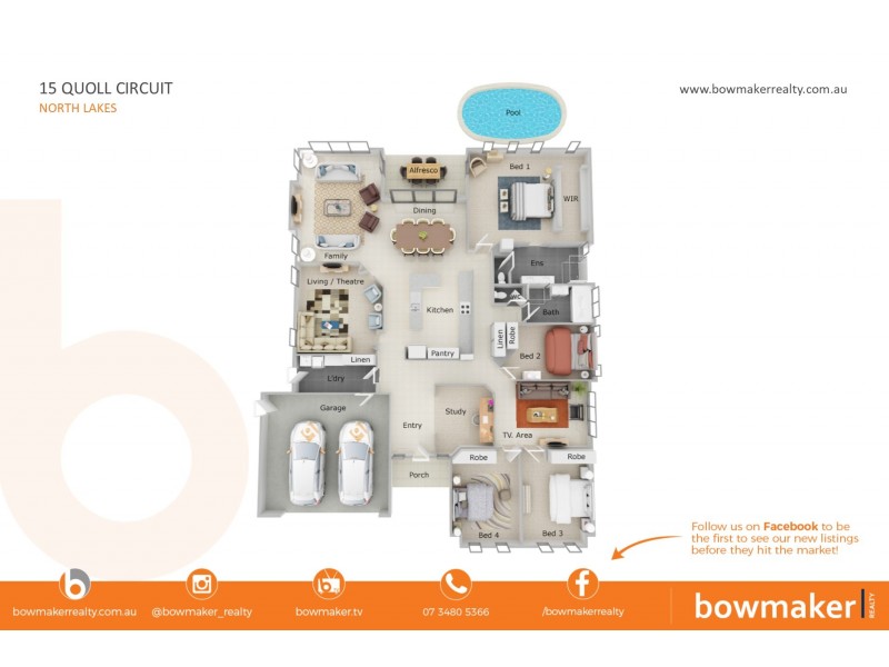 15 Quoll Circuit, North Lakes QLD 4509 Floorplan