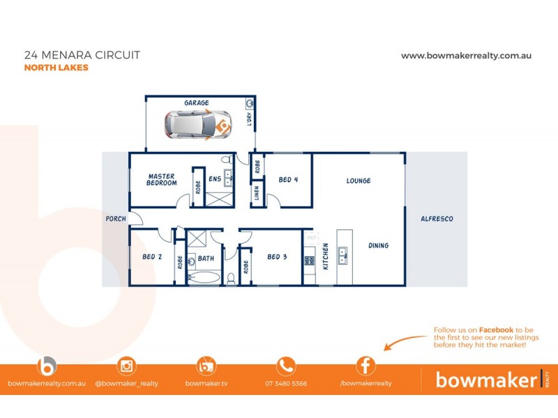 24 Menara Circuit, North Lakes QLD 4509 Floorplan