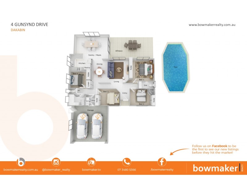 4 Gunsynd Drive, Dakabin QLD 4503 Floorplan